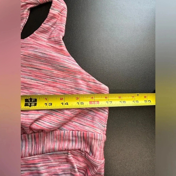 Zeroxposur Bayside Dress (L) Heathered Hiking Camping Pink Racerback Pickleball - Picture 7 of 11